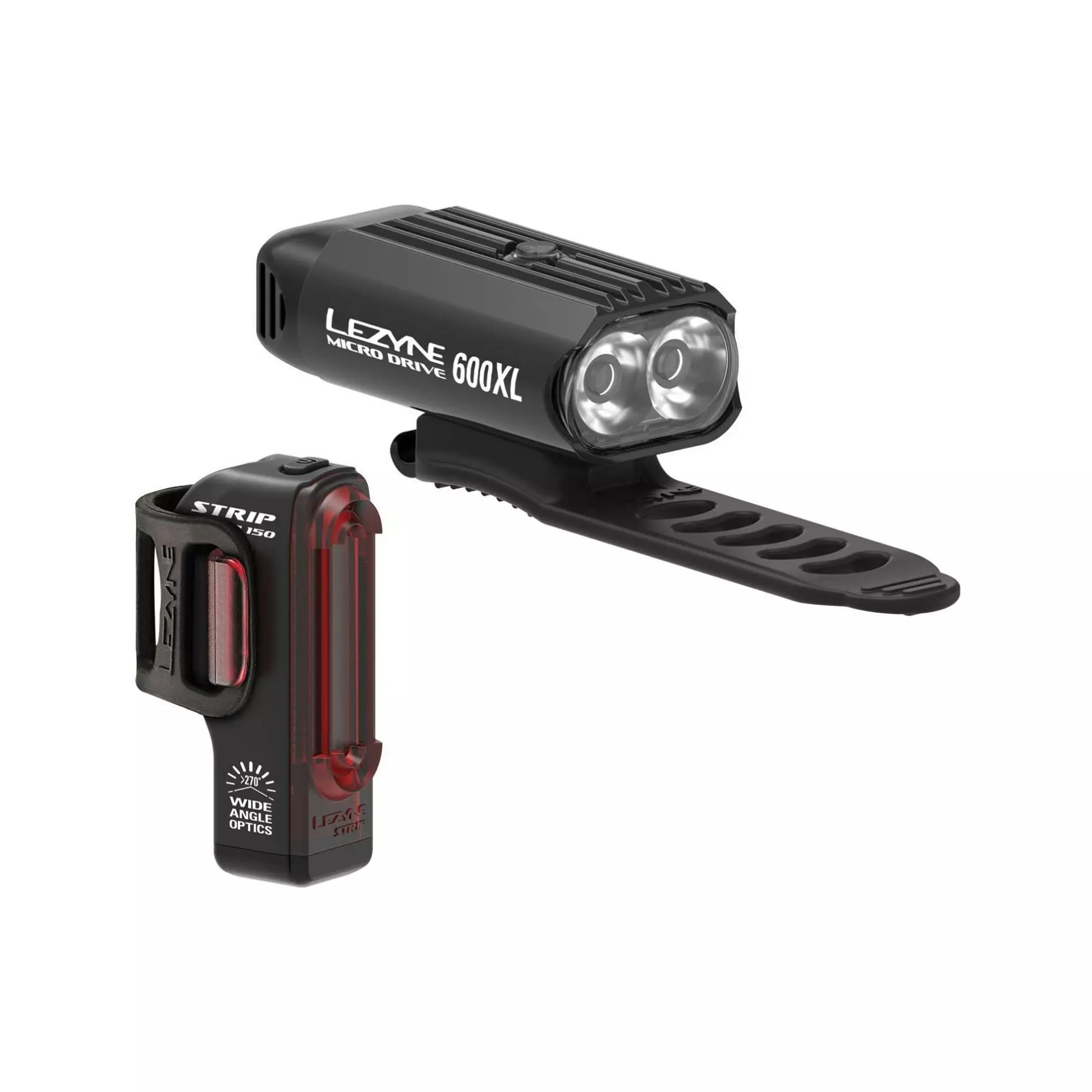 Éclairage Lezyne Micro 600 XL + Strip 3 Éclairage Lezyne Micro 600 XL + Strip