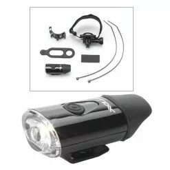 Lampe LED Pour Casque Avec Support XLC Cl-f20 19 - 32 Mm