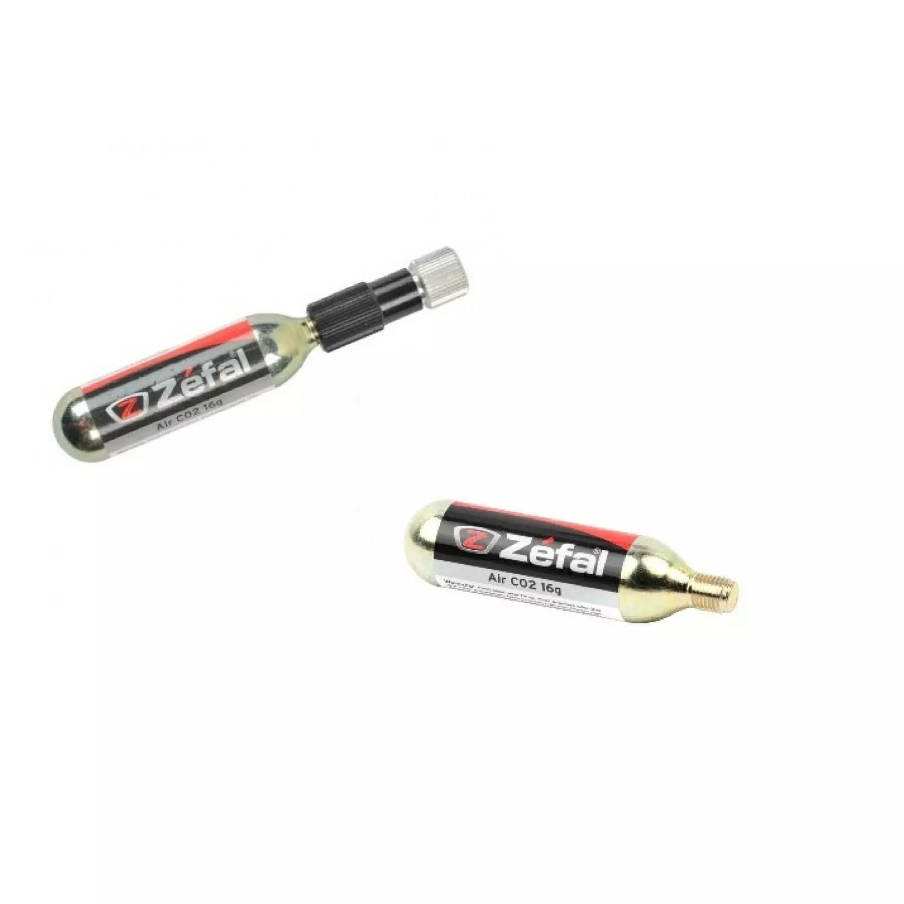 Kit Pompe CO2 + Porte-cartouches + 2 Cartouches Avec Vis Zefal 16 G 4 Kit Pompe CO2 + Porte-cartouches + 2 Cartouches Avec Vis Zefal 16 G – Image 2