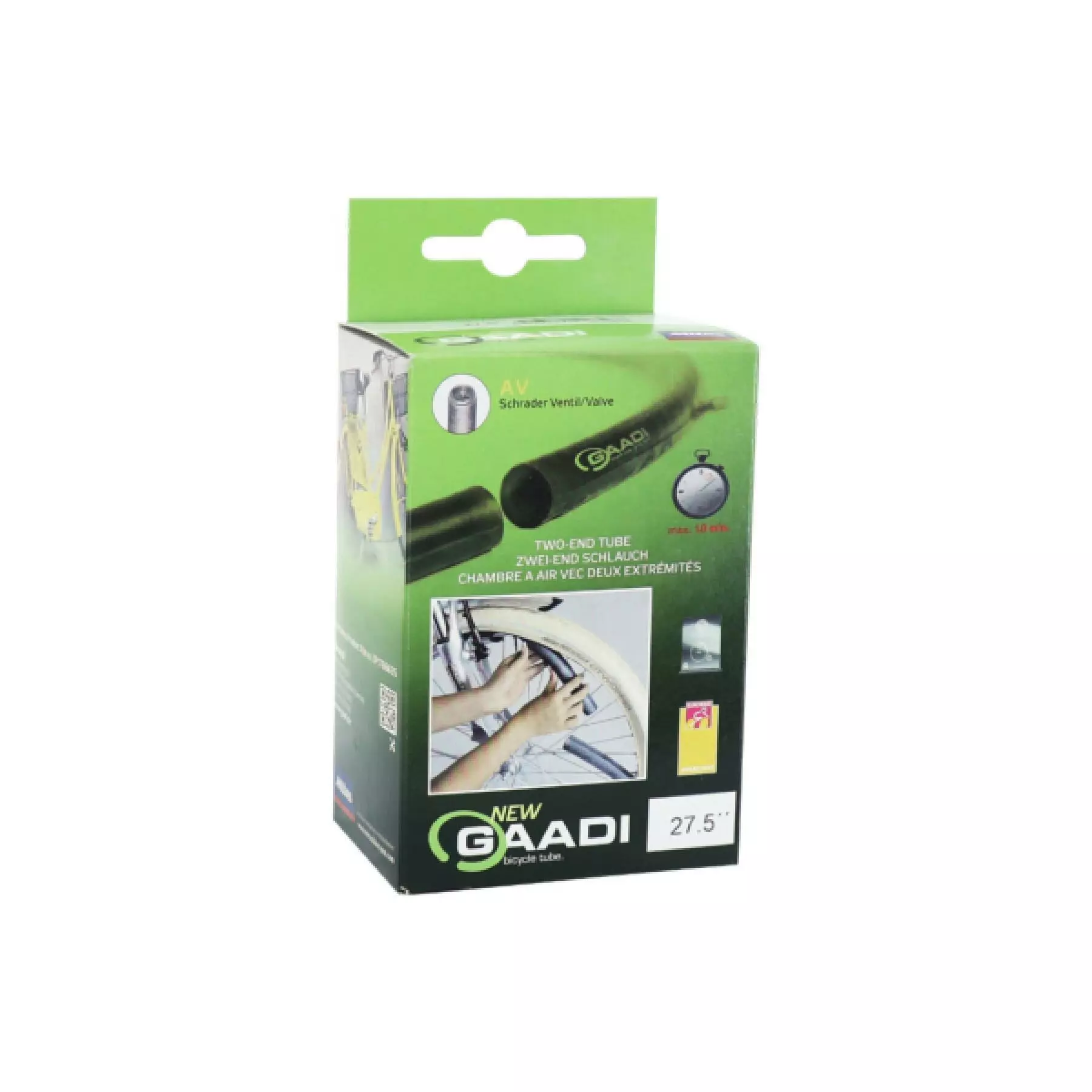 Chambre à Air Valve Standard Gaadi 26-27.5x1.90-2.10 50/54-584 4 Chambre à Air Valve Standard Gaadi 26-27.5x1.90-2.10 50/54-584 – Image 2