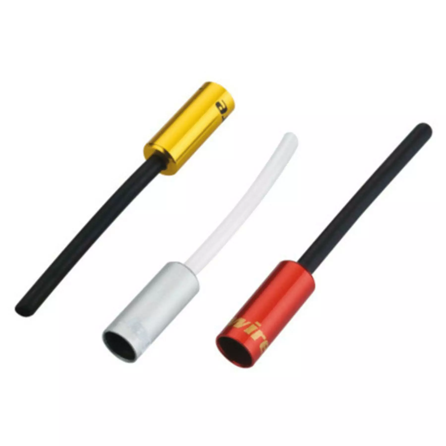 Embouts Jagwire Workshop End Caps Nosed-5mm / Silver / Red 10pcs Each 3 Embouts Jagwire Workshop End Caps Nosed-5mm / Silver / Red 10pcs Each