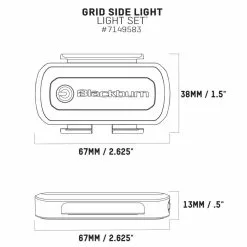Éclairage Blackburn Grid Side 20 Éclairage Blackburn Grid Side -Promos Vélos Boutique blackburn blaec040004 8