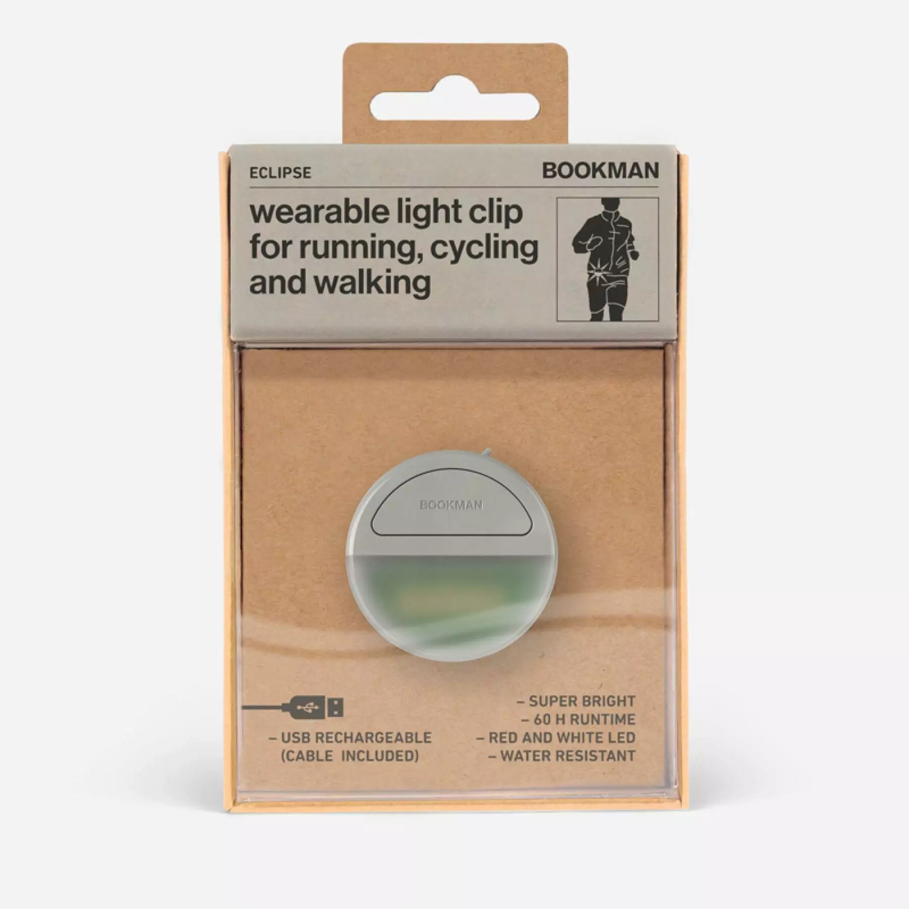 Éclairage Vélo Led Pour Vêtement éclipse Clip USB Bookman 5 Éclairage Vélo Led Pour Vêtement éclipse Clip USB Bookman – Image 3