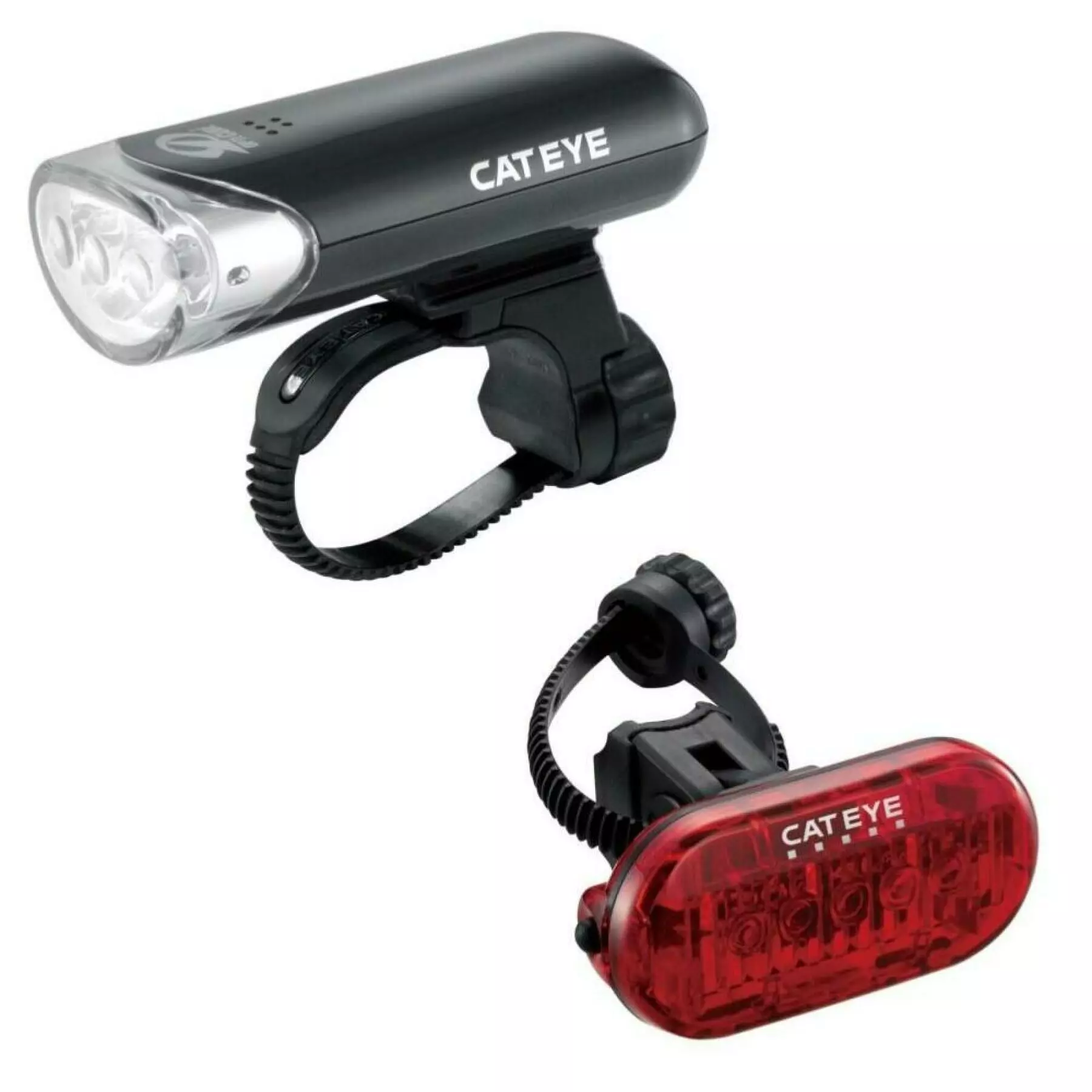 Éclairage Vélo Arrière Cateye EL-135 & OMNI 5 3 Éclairage Vélo Arrière Cateye EL-135 & OMNI 5