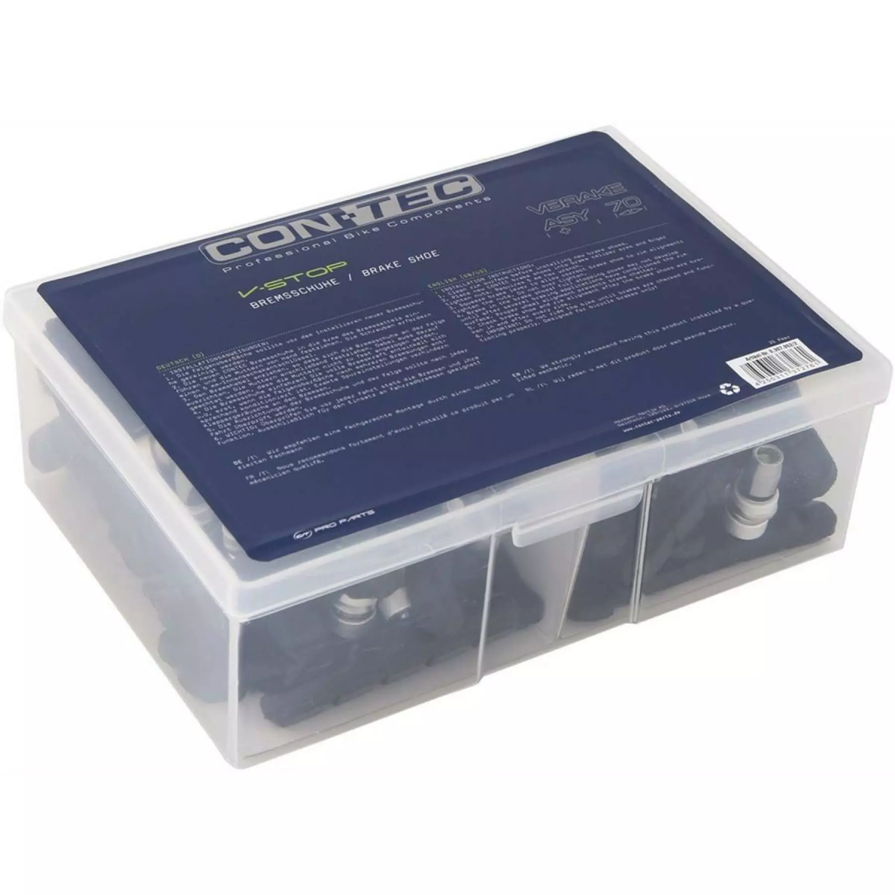 Boite 50 Patins De Frein Contec V-Stop 4 Boite 50 Patins De Frein Contec V-Stop – Image 2