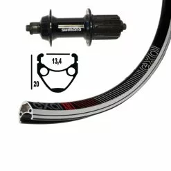Roue Arriére Exal Winora Xr-1 32 Tr.Sh.Tiagra Blo.Ra. 700C 130 Mm/10/11V