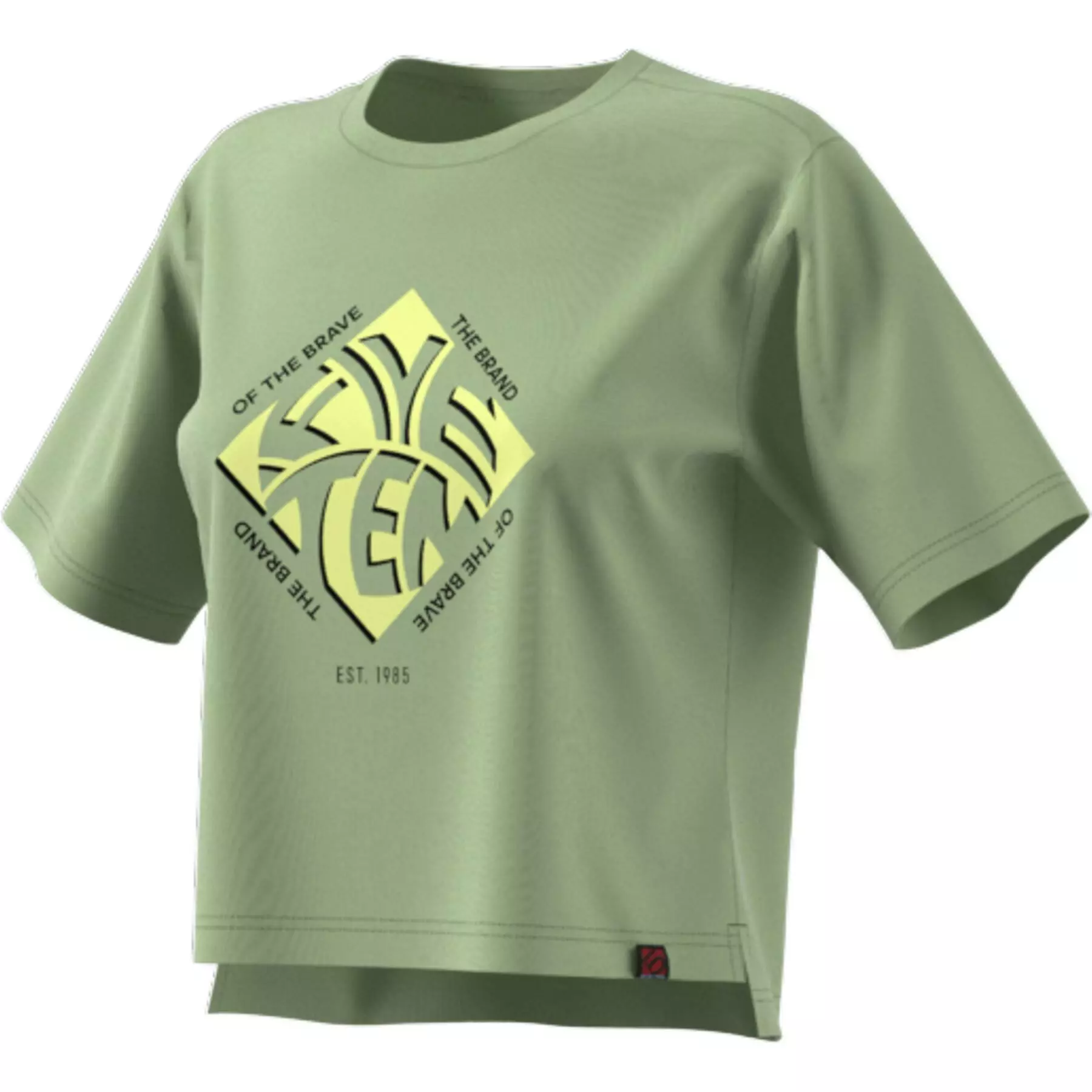 T-shirt Femme Adidas Five Ten Cropped Graphic 3 T-shirt Femme Adidas Five Ten Cropped Graphic