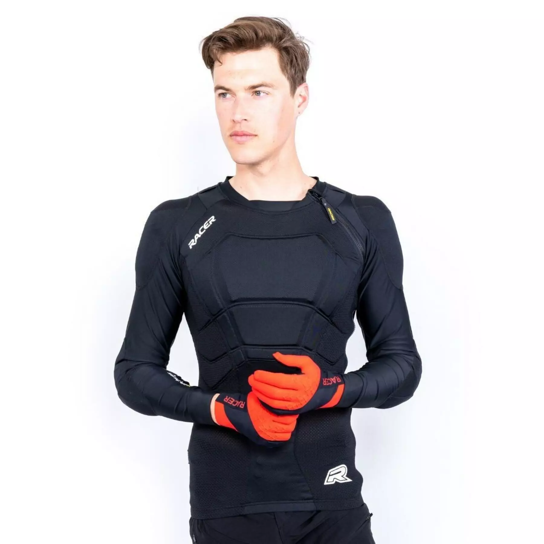 Gants Longs Racer Lycra 3 Gants Longs Racer Lycra