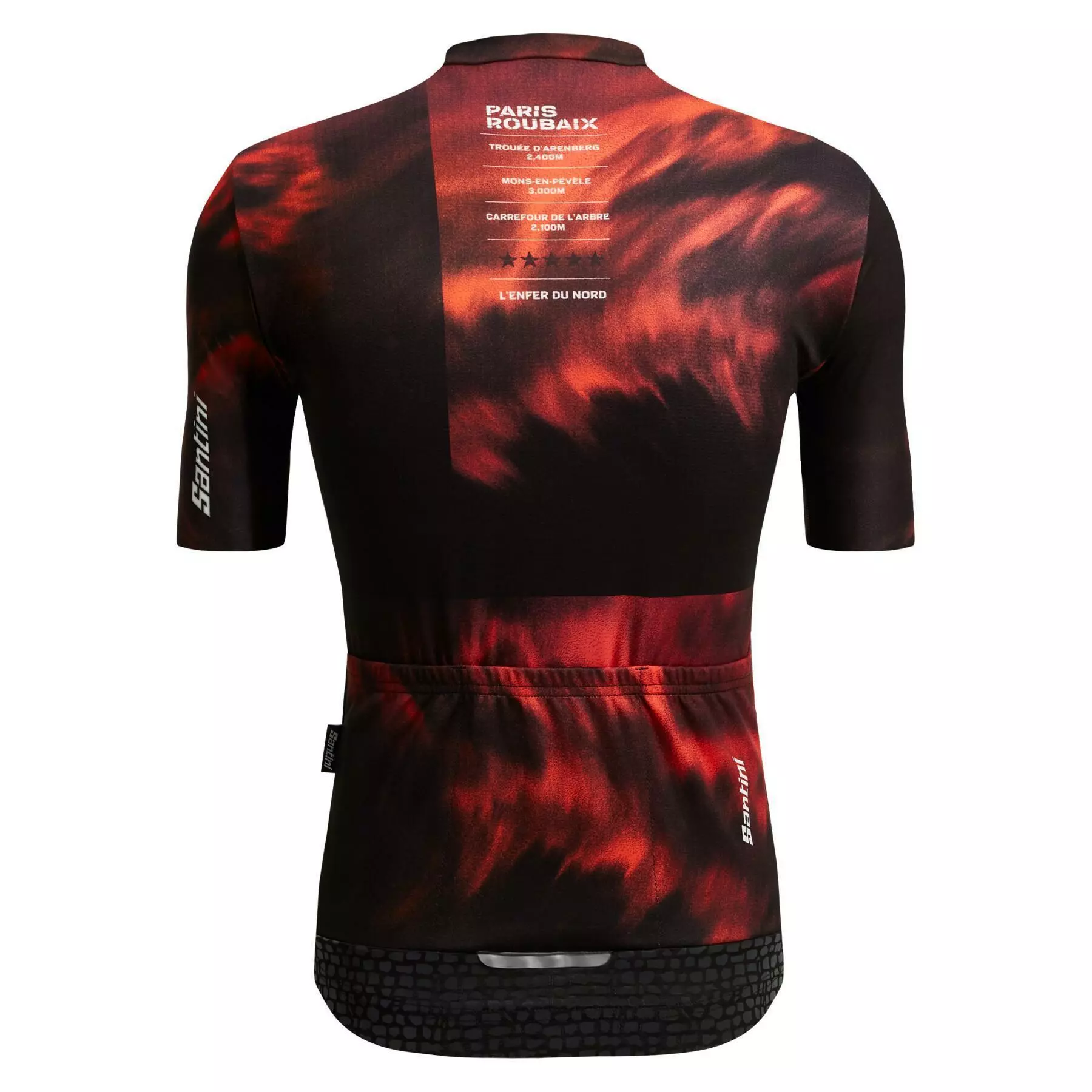 Maillot Santini Paris-Roubaix Enfer De Nord 4 Maillot Santini Paris-Roubaix Enfer De Nord – Image 2