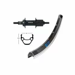 Roue Arriére Alu Wiener Winora Zx 19 28X1.75 36Tr 135 Ty500