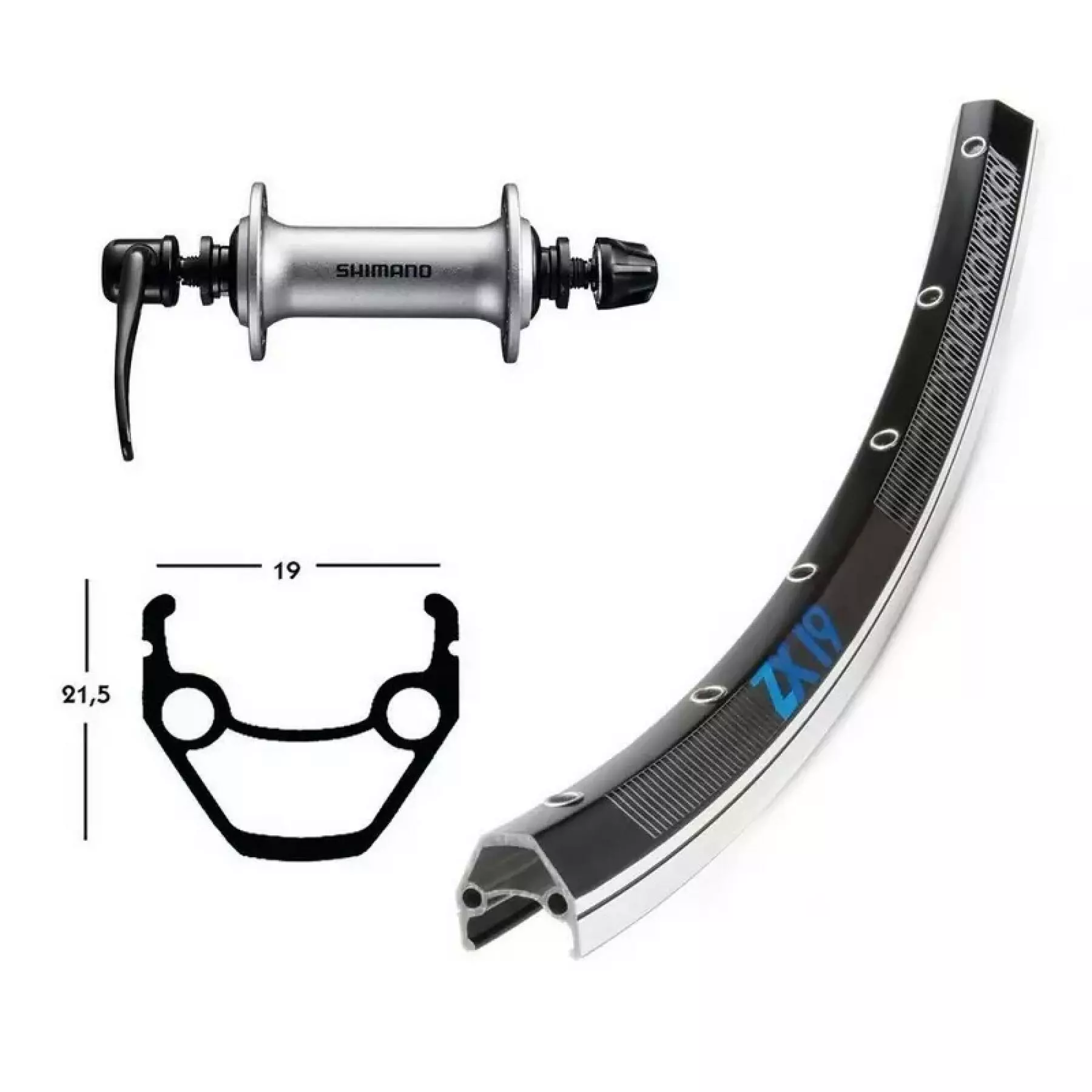 Roue Avant Wiener Winora Exal Zx 36Tr Bl.Rap. Sh.Acera 3 Roue Avant Wiener Winora Exal Zx 36Tr Bl.Rap. Sh.Acera