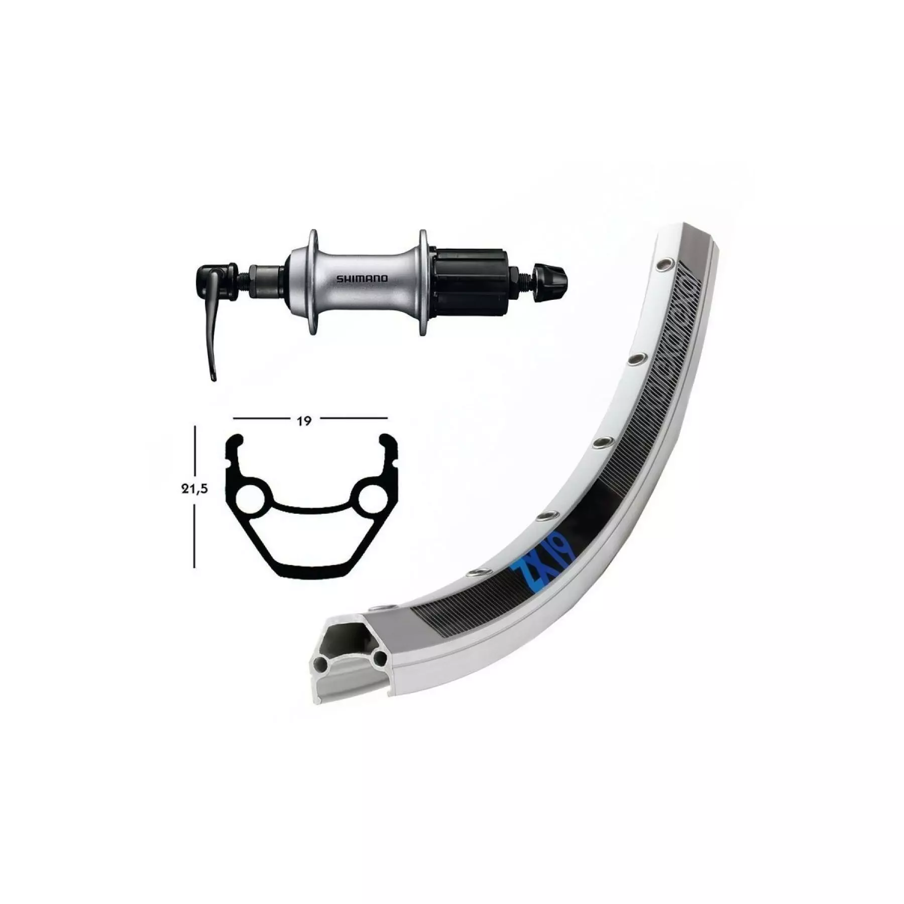 Roue Arriére Alu Wiener Exal Zx 19 36Tr Br Acera T3000 3 Roue Arriére Alu Wiener Exal Zx 19 36Tr Br Acera T3000